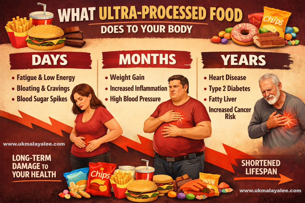 What ultra-processed food does to your body after days, months and years