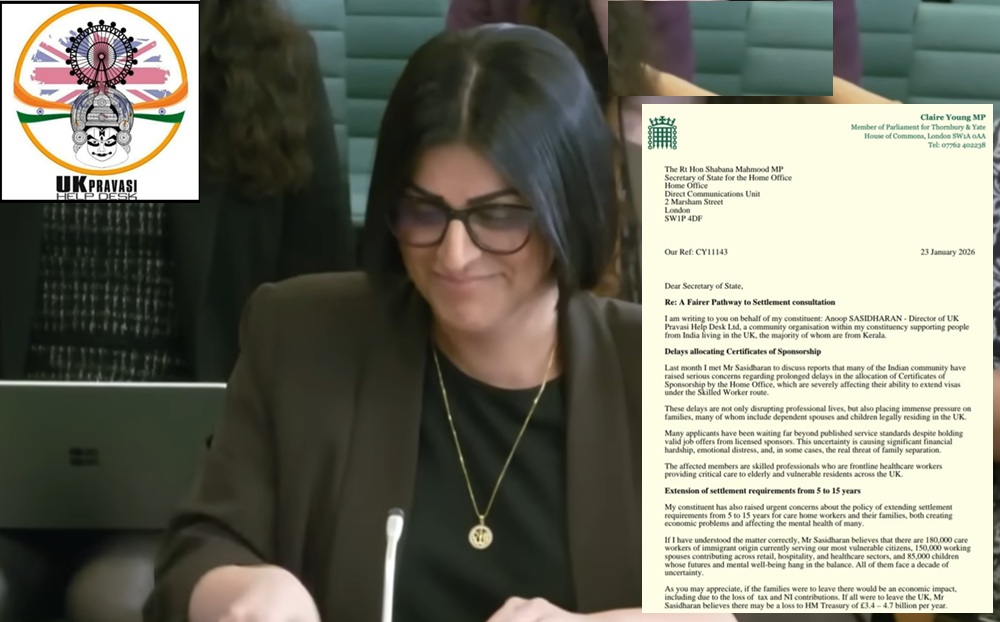 UK Pravasi Helpdesk Director Anoop Raises Migrants’ Concerns Through Local MP Intervention