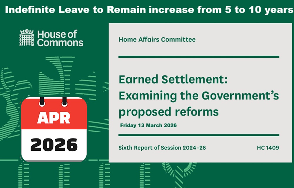 Home Affairs Committee Urges Caution Over Govt’s Earned Settlement Reforms From April 2026