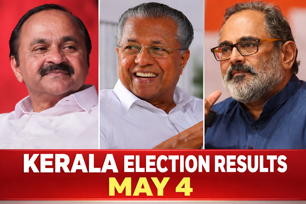 കേരളത്തിൽ  മുന്നണികളുടെ ചങ്കിടിപ്പേറ്റി കനത്ത പോളിങ്, വോട്ടെണ്ണൽ മെയ് നാലിന്