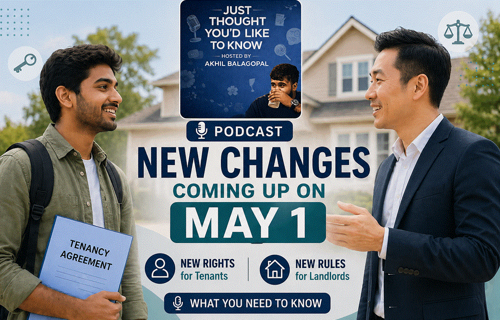 From May 1 tenants gain new rights after introduction of new rules for private landlords and students