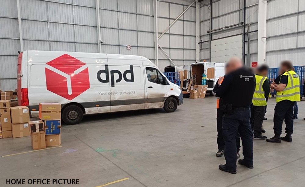 Nine Arrested in Immigration Enforcement Raids at DPD Depots In Hampshire and Berkshire