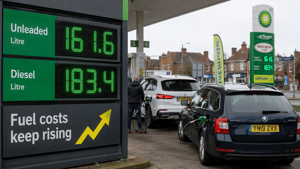 UK Petrol Prices Accelerate to Highest Level Since Start of Iran War: Pressure on Household Budgets