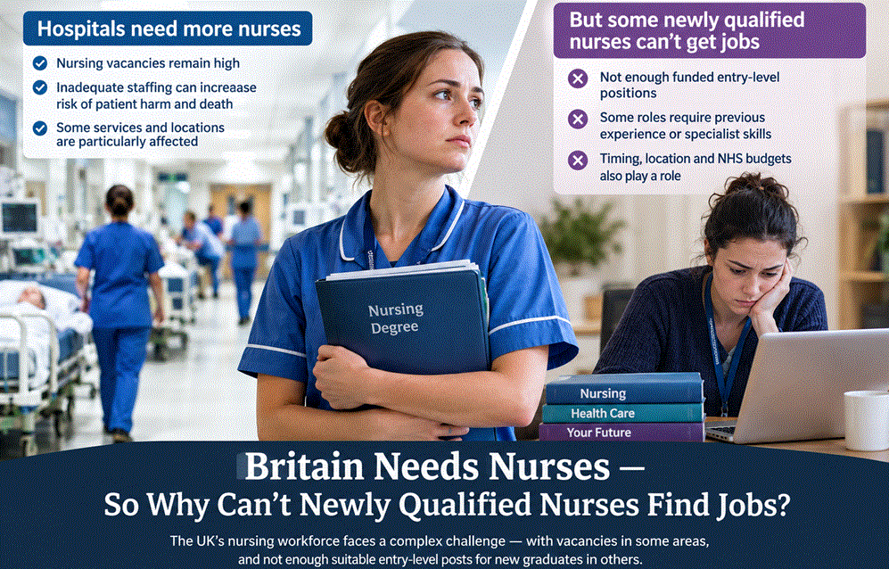 How Can UK Have a Nursing Shortage While Newly Qualified Nurses Struggle to Find Jobs? (Analysis)